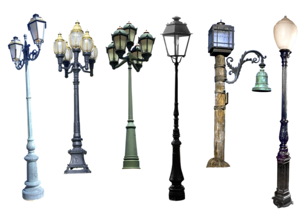 Старинный фонарный столб