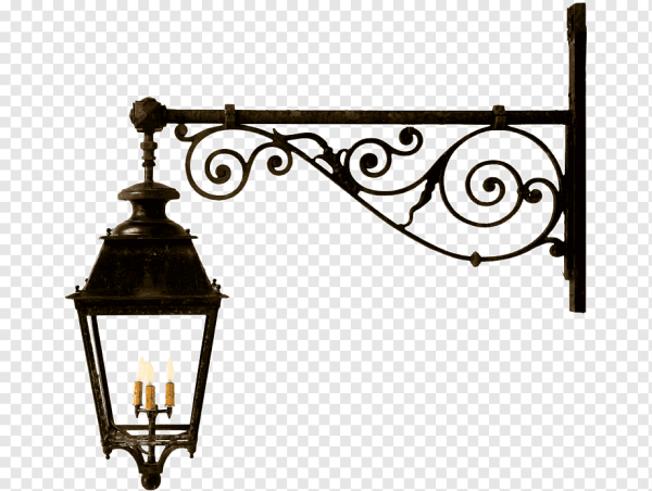 Старинный фонарь без фона