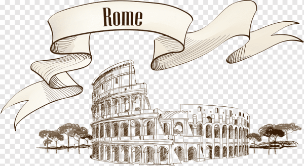 Рим на прозрачном фоне