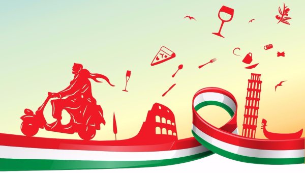 Italy надпись