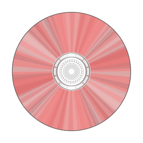 Компакт диск на прозрачном фоне