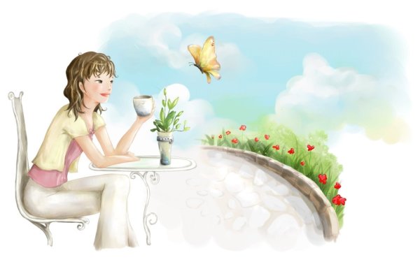 Человек мечтает иллюстрация