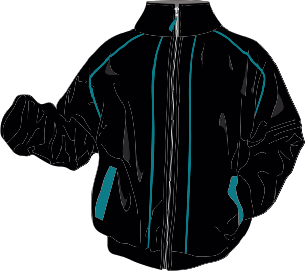 Черная куртка мультяшная