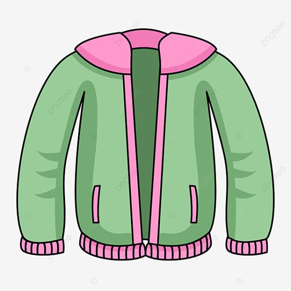 Кардиган акварель вектор