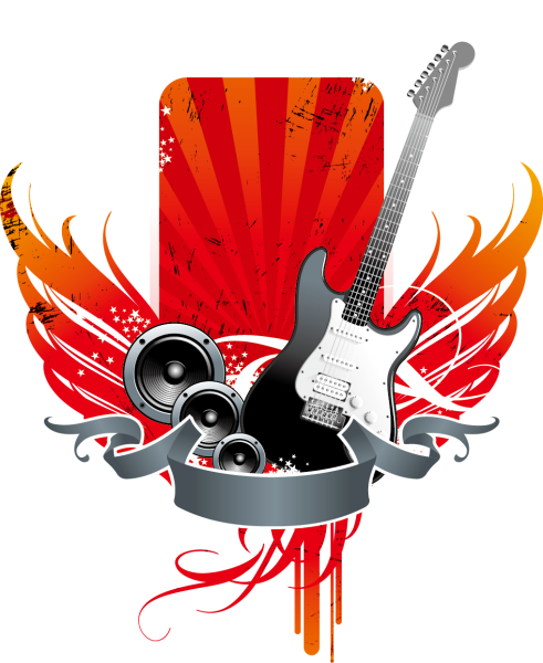 Рок стиль вектор