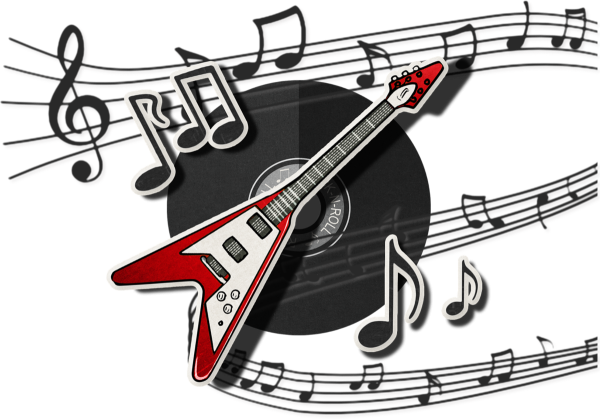 Рок на прозрачном фоне