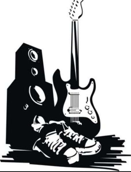 Трафарет рок