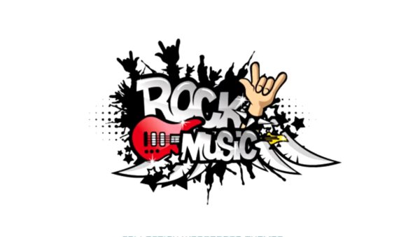 Рок надпись