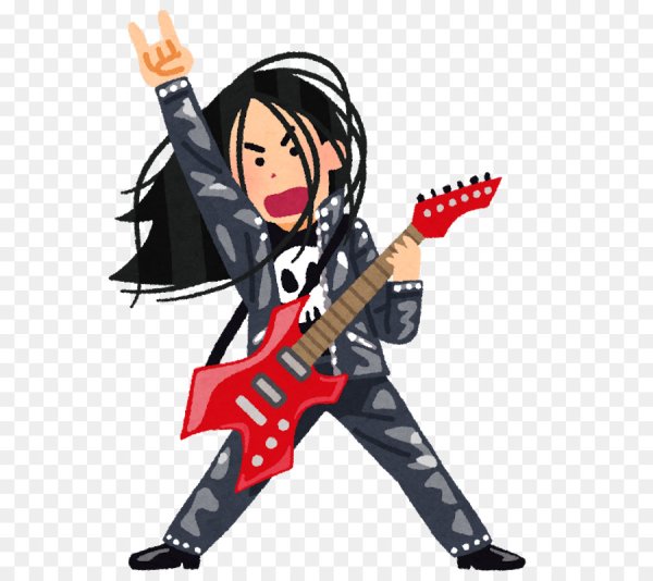 Мультяшный гитарист