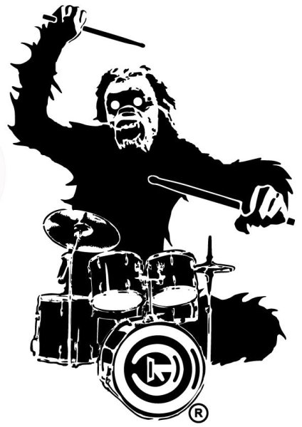 Барабанщик наклейка