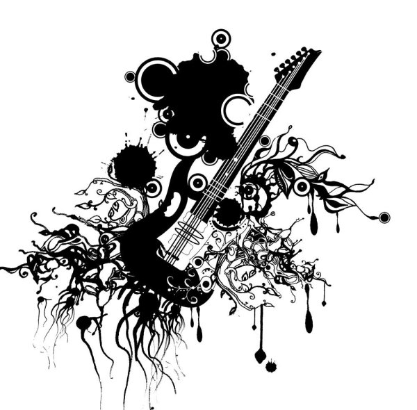 Гитара в графике