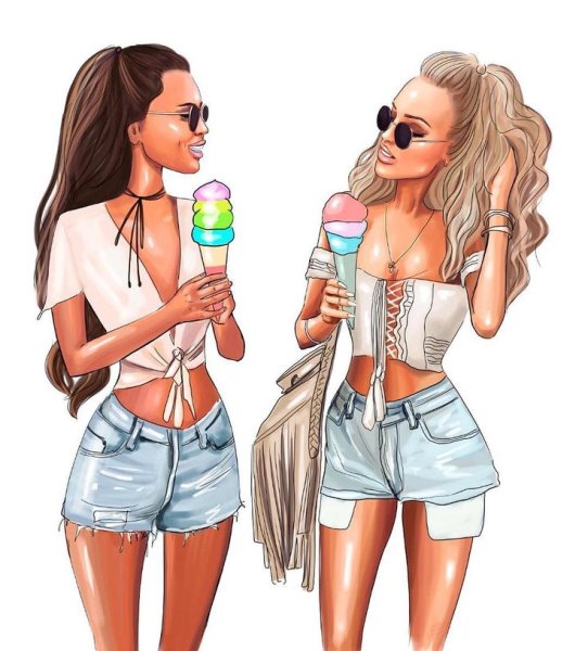 Подруги мультяшные