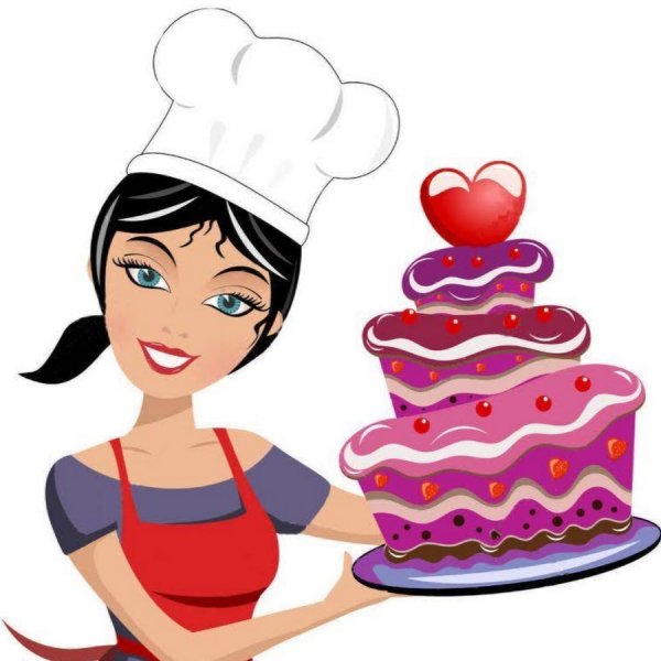 Повар кондитер мультяшный