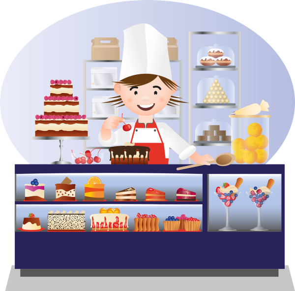 Кондитерское изделие для логотипа