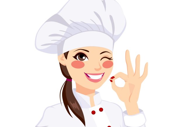 Пекарь рисованный