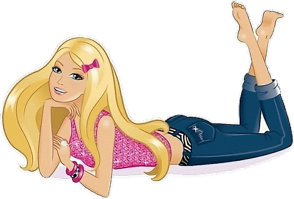 Барби картинка на белом фоне