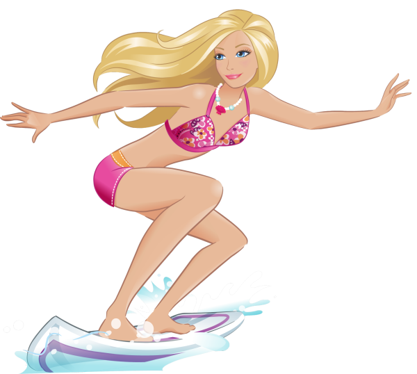 Девушки в нарисованных купальниках