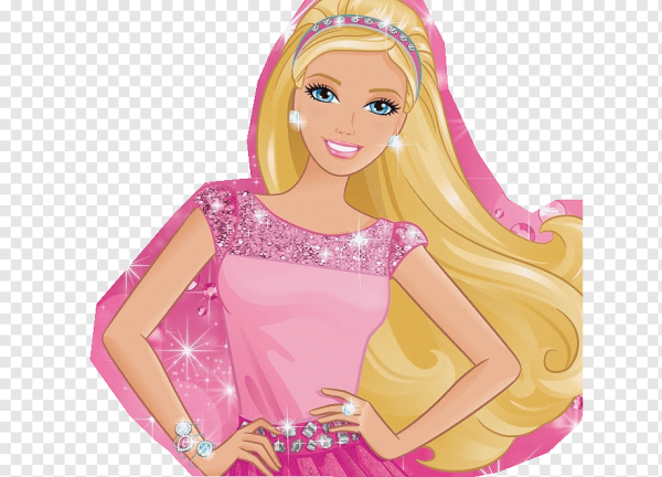 Барби на прозрачном фоне