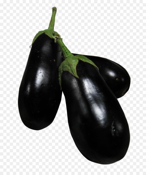 Баклажан на белом фоне