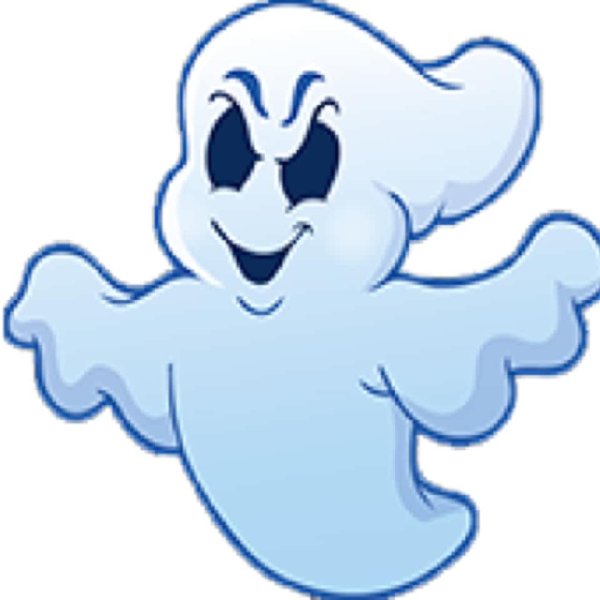 Призрак детский улыбается