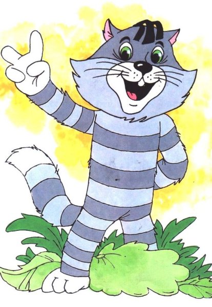 Кот Матроскин пластилинография