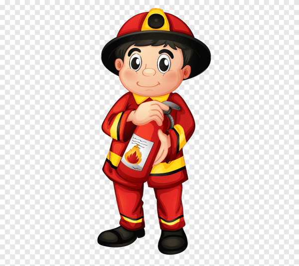 Пожарник мультяшный