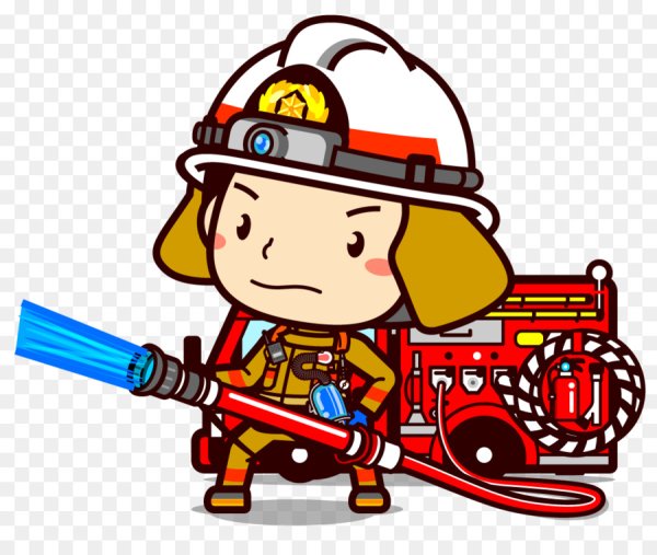 Пожарник мультяшный