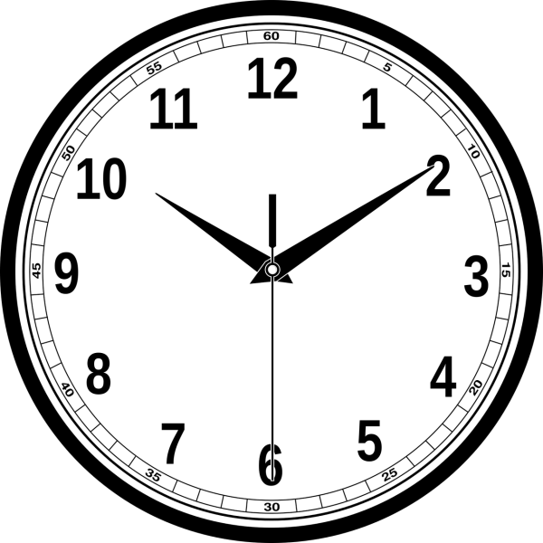 Часы без фона