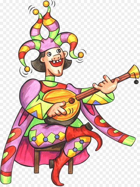 Клоун с барабаном