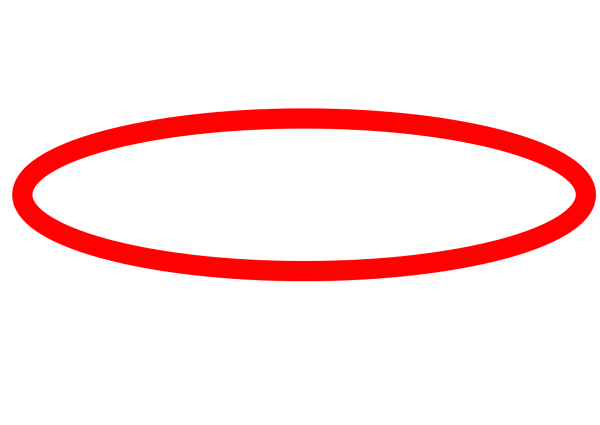 Обводка овал