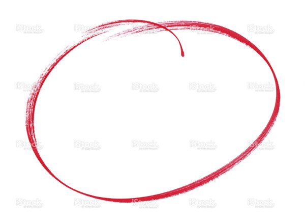 Обвести красным маркером