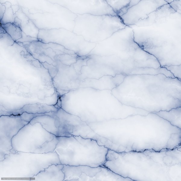 Белый мрамор с голубыми прожилками