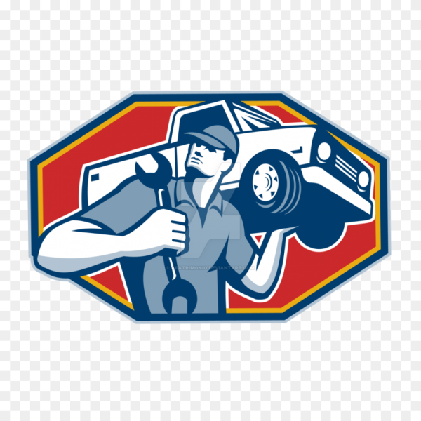 Эмблема автомеханика