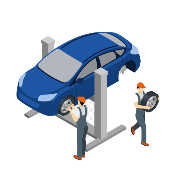 Автосервис иллюстрация