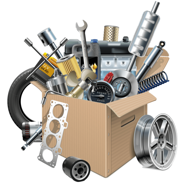 Автозапчасти без фона