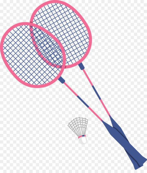 Ракетка для бадминтона мультяшная