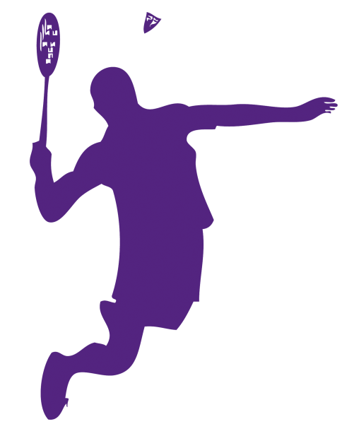 Бадминтон силуэт