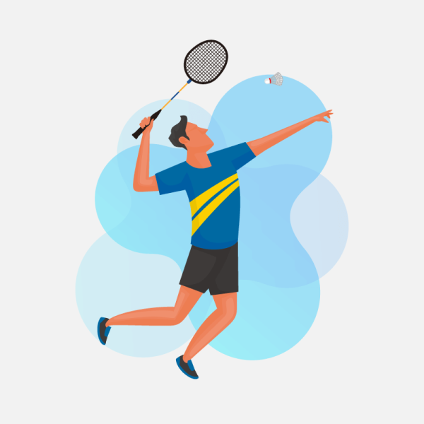 Бадминтон вектор