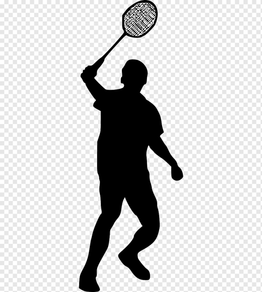 Бадминтон силуэт