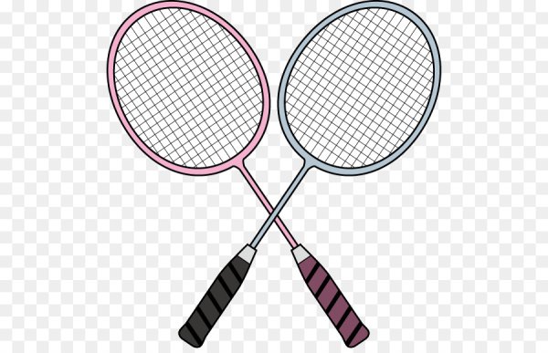 Ракетка для бадминтона раскраска