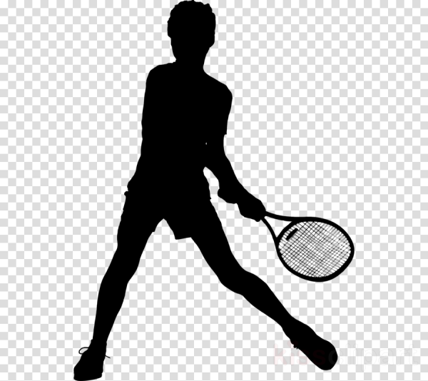 Теннис силуэт