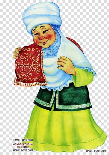 Казахская бабушка