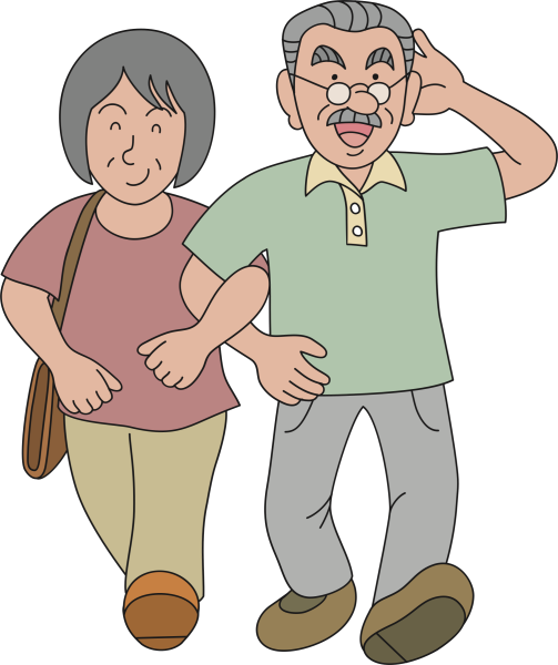 Дети с бабушкой и дедушкой