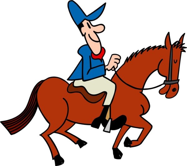 Всадник на коне для детей
