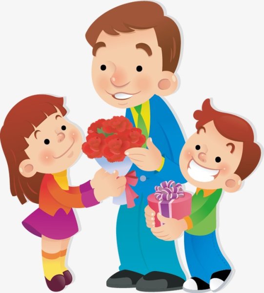 Ребенок с подарком иллюстрация