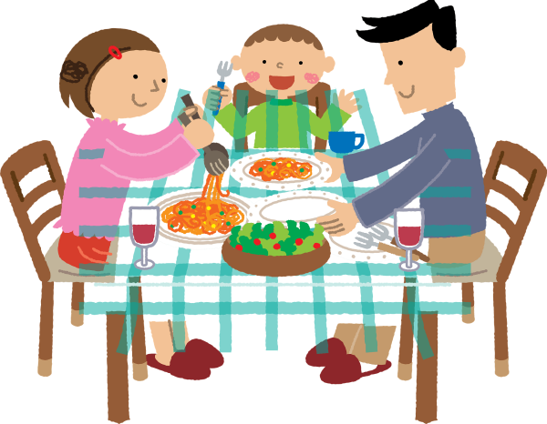 Ужин рисунок