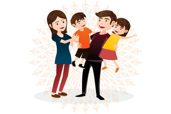 Семья мультяшные