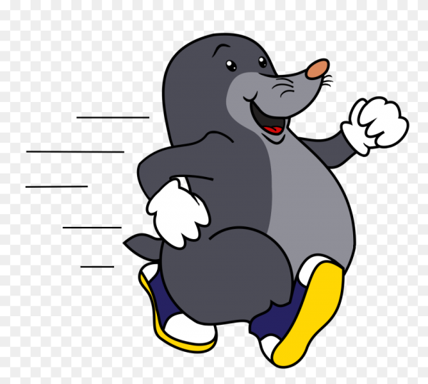 Крот детский рисунок