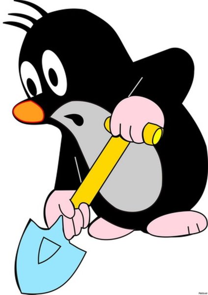 Крот мультяшный