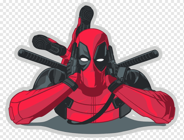 Дэдпул наклейка на авто